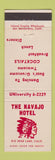 Matchbook Cover - Navajo Hotel Big Bear Lake CA Indian
