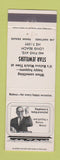 Matchbook Cover - Star Jewelry Long Beach CA Buloa Watches WEAR