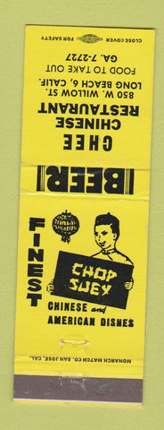 Matchbook Cover - Chee Chinese Restaurant Long Beach CA