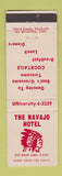 Matchbook Cover - Navajo Hotel Big Bear Lake CA Indian