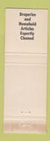 Matchbook Cover - Orchid Cleaners Dyers Long Beach CA