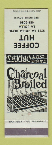 Matchbook Cover - Coffee Hut LA Jolla CA