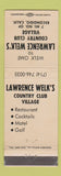 Matchbook Cover - Lawrence Welk's Country Club Village Escondido CA