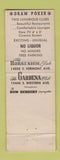 Matchbook Cover - Horseshoe Club Gardena CA poker cards