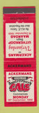 Matchbook Cover - Ackermans Store 1968 South Africa?