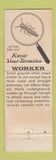 Matchbook Cover - San Diego Exterminating San Diego CA WEAR