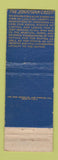 Matchbook Cover - Jonathan Club Los Angeles CA WORN