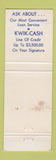 Matchbook Cover - Associated Brewery Workers Credit Union Detroit MI