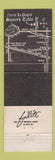 Matchbook Cover - Norm LePage's Squire's Table Walled Lake MI
