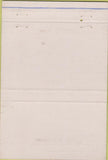 Matchbook Cover - Indianapolis Blue Print Litho Co IN 40 Strike
