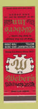 Matchbook Cover - Weber's Inn Ann Arbor MI