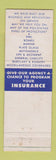 Matchbook Cover - Wolverine Insurance Battle Creek MI WEAR