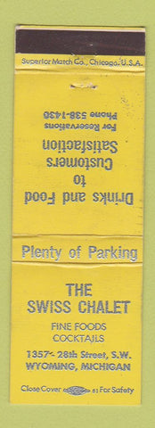 Matchbook Cover - The Swiss Chalet Wyoming MI WEAR