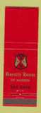 Matchbook Cover - Royalty House of Warren MI