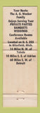 Matchbook Cover - Hathaway House Blissfield MI restaurant WEAR