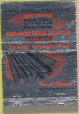 Matchbook Cover - Dixisteel Atlantic Steel Co Atlanta GA 40 Strike