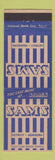 Matchbook Cover - Sams Detroit Dearborn MI Store? WEAR