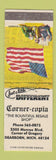 Matchbook Cover - Corner Copia Resale Shop Dearborn MI