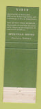 Matchbook Cover - Greenfield Village Dearborn MI Henry Ford Museum