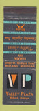 Matchbook Cover - Valley Plaza Ramada Inn bowling Midland MI WEAR