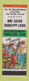 Matchbook Cover - Chat and Chue Drive Inn Charleston WV hillbilly