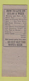 Matchbook Cover - H&H Wine Cellar Lansing MI hillbilly
