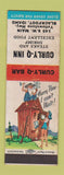 Matchbook Cover - Curly Q Inn Blackfoot ID hillbilly WEAR