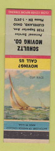 Matchbook Cover - Schultz Moving Company Cleveland OH