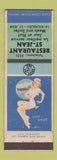 Matchbook Cover - Restaurant St Jean QC pinup