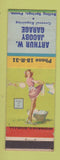 Matchbook Cover - Arthur Jacoby Garage Boiling Springs PA pinup