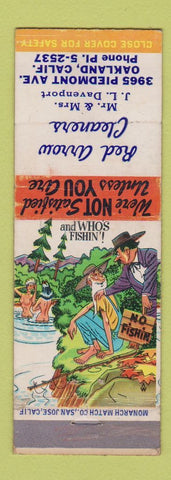 Matchbook Cover - Red Arrow Cleaners Oakland CA hillbilly