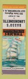 Matchbook Cover - Basso's Luncheonette East Rutherford NJ WEAR