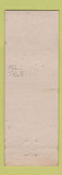 Matchbook Cover - Bowen's Standard oil gas