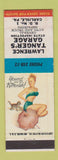 Matchbook Cover - Lawrence Tanger's Garage Carlisle PA pinup