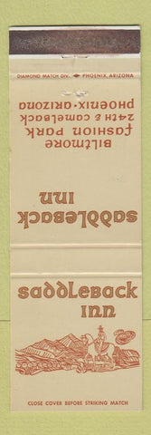 Matchbook Cover - Saddleback Inn Phoenix AZ