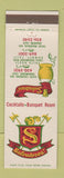 Matchbook Cover - Salvatores' Paramount Downey Anaheim CA