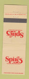 Matchbook Cover - Spires Family Restaurants