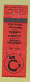 Matchbook Cover - Mr C's Chinese Restaurant Long Beach CA