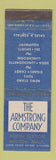 Matchbook Cover - Armstrong Railroad News Boston MA North Station WEAR