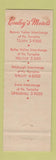 Matchbook Cover - Conley's Motels Irwin Butler Valley Beaver Valley PA