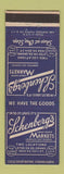 Matchbook Cover - Schenberg's Markets Grocery South St Louis MO