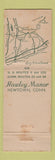 Matchbook Cover - Hawley Manor Newtown CT