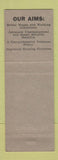 Matchbook Cover - United Glass and Ceramic Workers Union Columbus OH