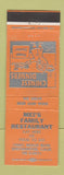 Matchbook Cover - Mei's Family Restaurant Chinese Westminster CA