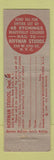Matchbook Cover - Hoffman Studio's Dog Cartoon New York City WEAR