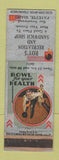 Matchbook Cover - Roy's Recreation bowling Payette ID WORN