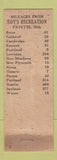 Matchbook Cover - Roy's Recreation bowling Payette ID WORN
