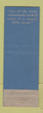 Matchbook Cover - La Buvette Restaurant San Francisco CA