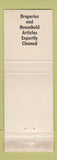 Matchbook Cover - Orchid Cleaners Dyers Long Beach CA