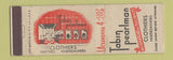 Matchbook Cover - Tabin Pearlman Men's Clothes New York City WEAR